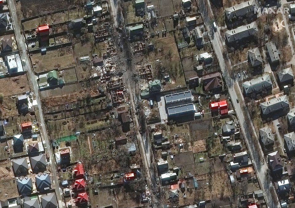 Cảnh tượng quanh thủ đô Kiev qua góc nhìn từ vũ trụ - Ảnh 3.